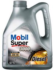 Фото MOBIL Super 3000 Diesel 5W-40 4л Фото MOBIL Super 3000 Diesel 5W-40 4л