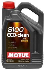 Фото Motul 8100 Eco-clean 5W-30 5л Фото Motul 8100 Eco-clean 5W-30 5л
