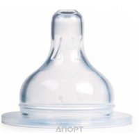 Canpol Babies Соска для бутылочки EasyStart силиконовая круглая мини 1 шт. (21/719)
