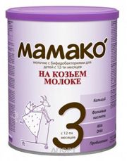 Фото МАМАКО Молочная смесь на основе козьего молока 3, с 12 мес. 400 г Фото МАМАКО Молочная смесь на основе козьего молока 3, с 12 мес. 400 г