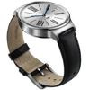 Huawei Watch (Stainless Steel with Black Leather Strap)