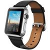 Apple Watch 38mm Stainless Steel Case with Black Classic Buckle (MLE62)